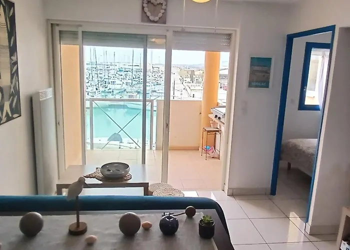 T2 Frontignan-plage, 6 Pers, Vue Port, Parking Inclus - Fr-1-785-17 * Frontignan